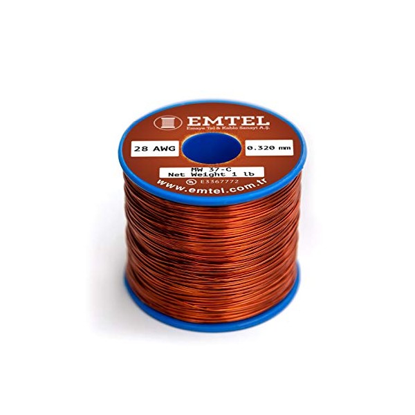 Emtel 28 AWG | 1 lb (460 gr) Copper Magnet