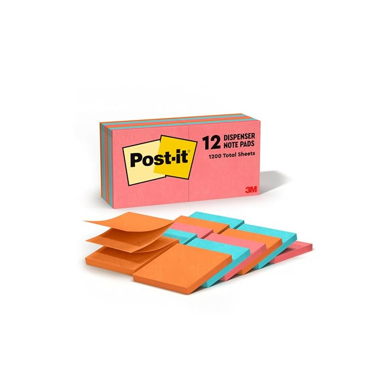 Post-it Pop-up Notas de 7.62 cm x 7.62 cm, colección