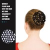 WeddHuis Pack of 5 Bun Hairstyle Aid, Fabric Knot Net,