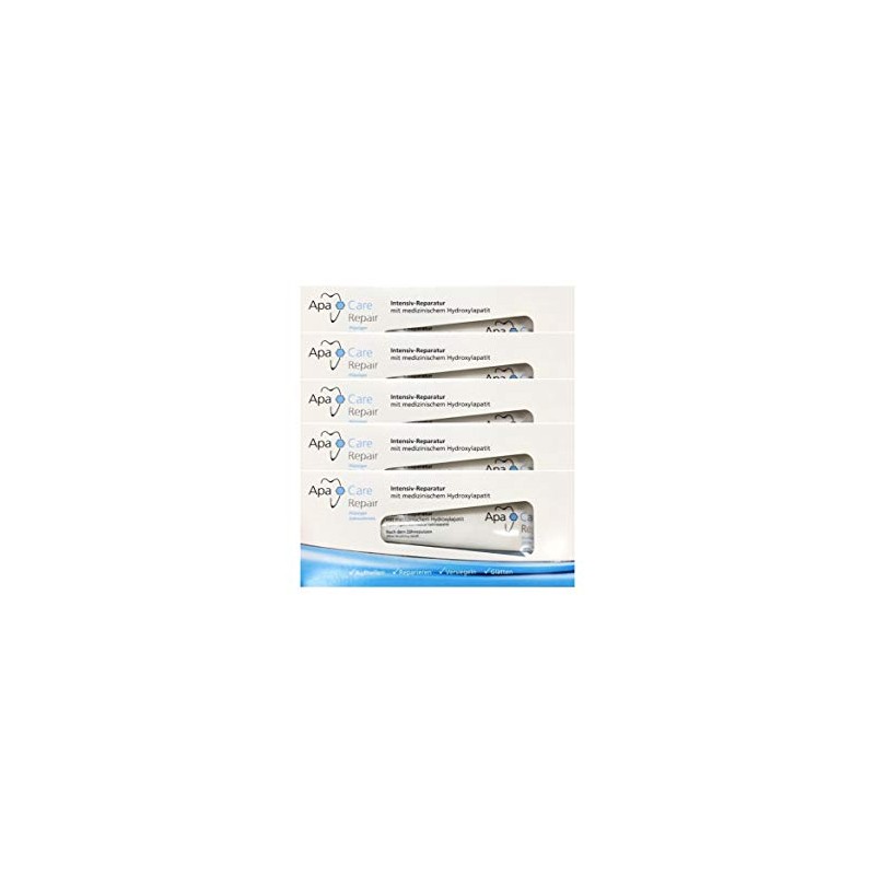 5x ApaCare Repair Intensiv-Reparatur Gel Zahncreme 30ml