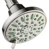 AquaDance Antimicrobial/Anti-Clog High-Pressure 6-setting Shower Head, Microban Nozzle Protection from