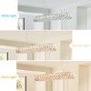 Zenouidle Dimmable Crystal Chandelier Modern LED Pendant Light Fixture Dining