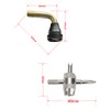 L-Shaped Air Valve, PVR60, Set of 10, Multi Tool Included,