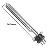 DERNORD 240V 2500W Tri-clamp Foldback Heating Element Stainless Steel Immersion