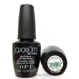 OPI AXXIUM Gel UV No-Cleanse Top Coat Sealer AX 212 - 0.5oz/15mL - Set of 6