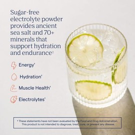 Trace Minerals- ZeroLyte (Citrus Salado)  Mezcla de bebida en polvo de electrolitos sin azcar  Hidratacin, inmunidad y energa S                       
