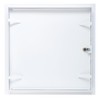 ECOPRO VENT 16" x 16" Lockable White Metal Access Panel.