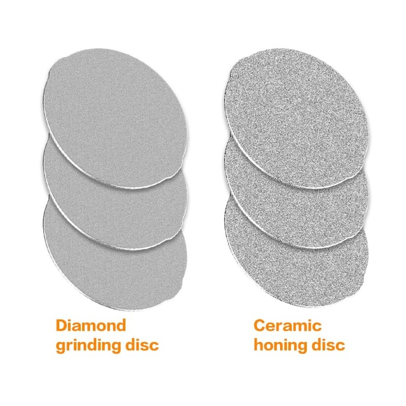 Knife Sharpener Tool Kit 6 Pcs Diamond Ceramic Disc Knife
