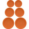 Replacement Lids for Pyrex Containers Round Glass Food Plastic (2)