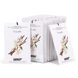 MYARO 12 Packs Vanilla Scented Sachets for Drawer and Closet, Long-Lasting Closet Sachet Bags Drawer deodorizers Fresh Scents, Home Fragrance for Lover