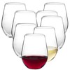 D'Eco Unbreakable Tritan Wine Glasses, 20 oz (Set of 8)