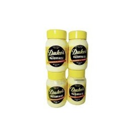 Duke's Smooth & Creamy Real Mayonnaise - 8 Ounce Jar - (Pack of FOUR)
