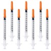 Pack of 10 1 ml/cc Plastic Tube 29G (0.33 x
