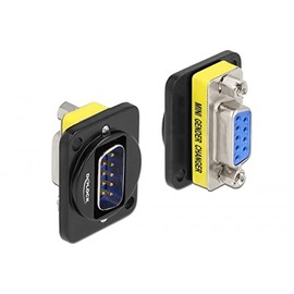 Delock D-Type Module DB9 Male to DB9 Female