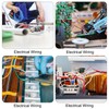sourcing map 30 Gauge 3 Conductor Electrical Wire Tinned Copper
