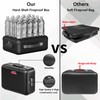 Fireproof Document Box, Hard Case Fireproof Box with Lock, Portable