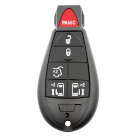 jokmoest Keyless Entry Replacement Key Fob Cover Case fit for Chrysler 300 Town Country Dodge Challenger Charger Grand Caravan Dodge Keyless Remote Entry Key Fob