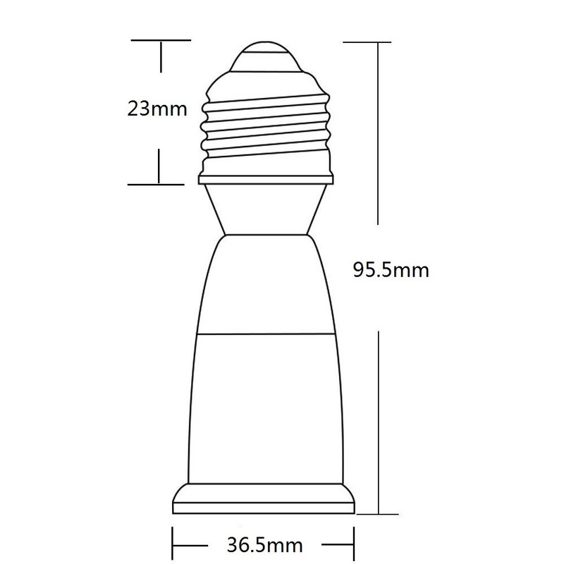 YI Lighting E26 to E26 Socket Extender, E26 Medium Lamp