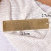 Brass Mini Measuring Tool Set - Gold Drawing Ruler, Metal