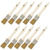 Hake City Brush Gold Roll Rack Brush, Wooden Handle, White