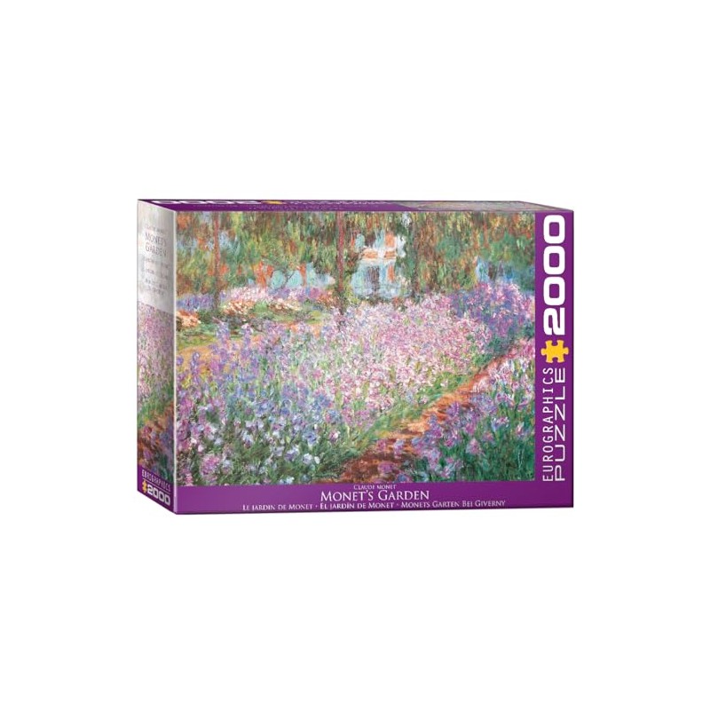 EuroGraphics The Artist's Garden by Claude Monet Puzzle (2000 Piece)