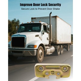 Door Latch Lock Actuator Front Left Upper Driver Side Fit for Freightliner Century Columbia FLD 1996-2008 Replace A1830015000 A18-43367-000 A18-42227-000