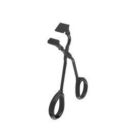 Black Eyelash Curler with Refill Pads, Pinching Mini Lash Curler for All Eyelash Shapes,Eye Makeup Brushes and Tools,Beauty and Personal Care