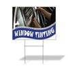 Fastasticdeals Weatherproof Yard Sign Window Tinting Advertising Printing F Black