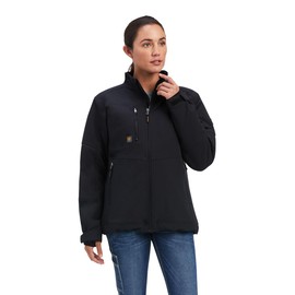 ARIAT Women's Rebar Dri-Tek DuraStretch Insulated Jacket, Black, Size 1X