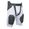 CHAMPRO Youth Tri-Flex Integrated 5 Pad Girdle White SM