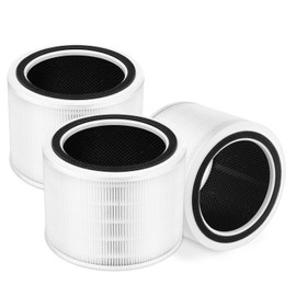 Core 200S Replacement Filter 3-in-1 H13 True HEPA Core 200S Filter Compatible with LEVOIT Core 200S Smart WIFI Air Puri-fier, Core 200S-RF Filters, 3 Pack