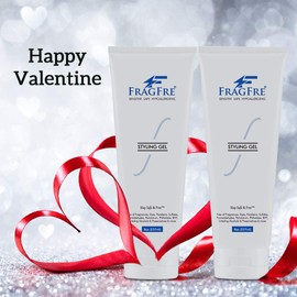 FRAGFRE Hair Styling Gel 8 oz (2-Pack Gift Set) Medium Hold - Fragrance Free Hypoallergenic - Irritation Free Styling Gel for Sensitive Skin - for Men Women Children - Gluten Free Vegan Cruelty Free