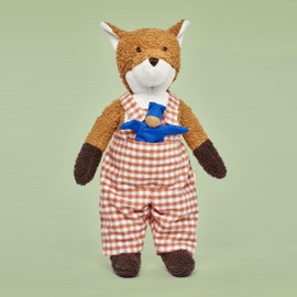 Käthe Kruse Fred Fuchs Standing - Ecological Cuddly Toy Made of Cotton Terry Towelling, for Playing and Cuddling, with Mini Dolls