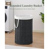 SETVSON Large Laundry Hamper Laundry Basket Round 34.3 Gal (130