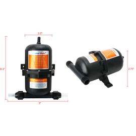 Amarine Made 0.75L 125 PSI, tanque acumulador prepresurizado para barco, Marine, RV, caravana