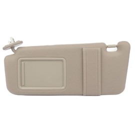 SCITOO Beige Left Driver Side Sun Visor Compatible for Toyota venza 2009-2016, Car Sun Visor with Sunroof Without Lights Replacement 74320-0T022-A1