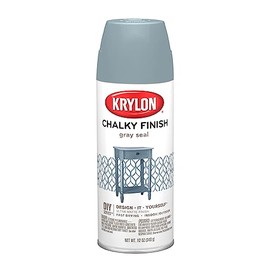 Krylon Chalky Finish Paint Matte - Black Peppercorn (Gray Seal)