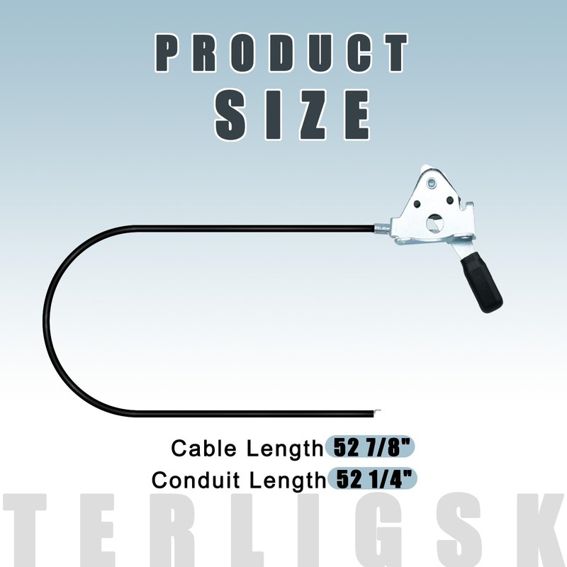 TERLIGSK 290-348 Heavy-Duty Throttle Control Cable Compatible with Exmark 116-1972,