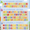 LovesTown 104 PCS Magnetic Letters Numbers Alphabet ABC 123 Fridge