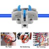 10Pcs T-Shape Lever Nut Connector, Compact Wire Conductor Connector,Quick Splitter