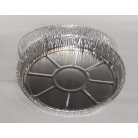 100 x 8" Round Foil Trays with No Holes