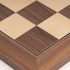 A&A 21.25" Professional Wooden Tournament Chess Board/Walnut & Maple Inlaid