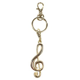 NAKANO All Music Key Chain Treble Clef Gold MM120KHGCG