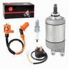 Starter Motor & Relay Ignition Coil Spark Plug Compatible with