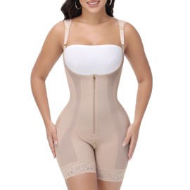 M MYODRESS Tummy Control Shapewear Fajas Colombianas Girdle for Women Tummy Control Abdominal Compression Garment Lipo 360 Tan s