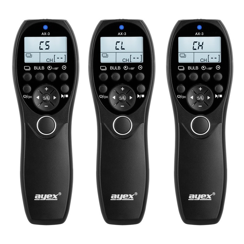 ayex Timer Remote Shutter Release AX-3 (E3) Compatible with e.g.