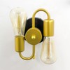 VinTopsh Pull Chain Switch Wall Sconces,2-Light Industrial Metal Wall Light