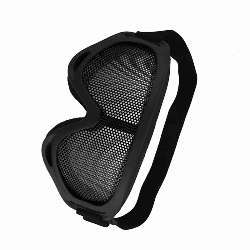 X400 Tactics Mesh Goggles Steel Lenses Sunglass Outdoor Paintball Eyewear