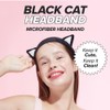 I DEW CARE Face Wash Headband - Black Cat |