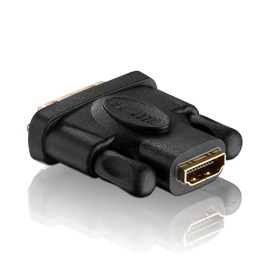 PureLink PureInstall Series PI010 Certified High Speed DVI to HDMI Adaptor / DVI-D Male (24+1) to HDMI A Female